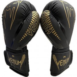 Боксерські рукавички Venum DX 12oz, чорний, код: VM8523-12-WS