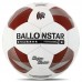 М"яч футбольний Ballonstar №5, білий-червоний, код: FB-4352_R