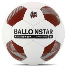 М"яч футбольний Ballonstar №5, білий-червоний, код: FB-4352_R