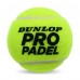 М"яч для великого тенісу Dunlop Pro Padel 3шт, салатовий, код: DL601384-S52