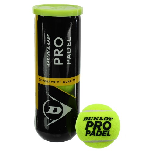 М"яч для великого тенісу Dunlop Pro Padel 3шт, салатовий, код: DL601384-S52