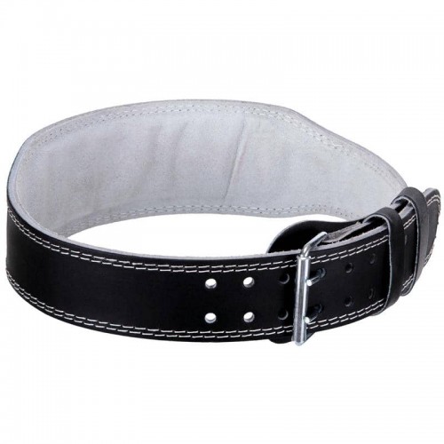 Пояс атлетичний шкіряний Zelart ширина 10см XL чорний, код: SB-165085_XL