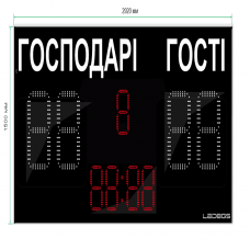 Табло для футболу LedPlay (3000х1600), код: F3504 Табло для футболу LedPlay (3000х1600), код: F3504