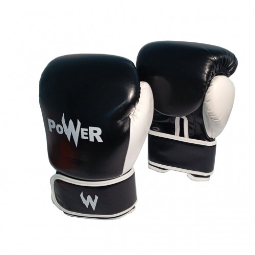 Рукавички боксерські Power POW-BZ 12 унцій, чорний, код: 14003-SNS Рукавички боксерські Power POW-BZ 12 унцій, чорний, код: 14003-SNS