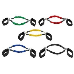 Еспандер трубчастий амортизатор для ніг на 2 джгута FitGo, код: 813-WS Еспандер трубчастий амортизатор для ніг на 2 джгута FitGo, код: 813-WS