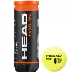 М"ячі для падел тенісу Head Padel Pro 3B, код: 072489756136 М"ячі для падел тенісу Head Padel Pro 3B, код: 072489756136
