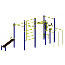 Гімнастичний комплекс Miros "Воркаут", код: W201.8