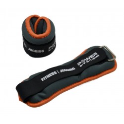 Обважнювачі-манжети для ніг та рук Power System Ankle Weights 2х1,5 кг, сірий-помаранчевий, код: PS_4072_Grey Обважнювачі-манжети для ніг та рук Power System Ankle Weights 2х1,5 кг, сірий-помаранчевий, код: PS_4072_Grey