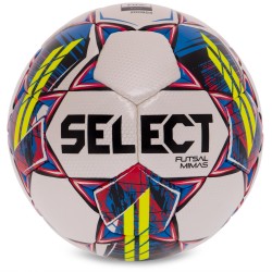 М"яч для футзалу Select Futsal Mimas №4, білий-жовтий, код: Z-MIMAS-WY