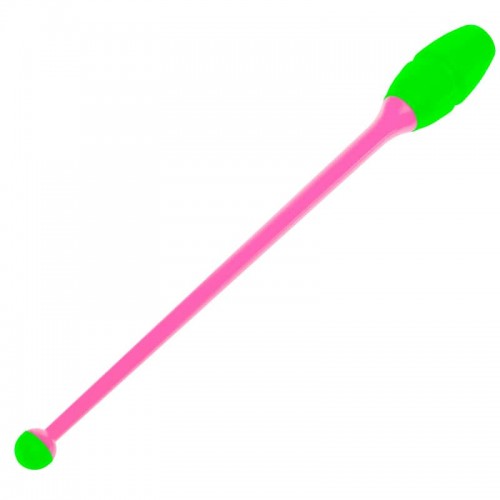 Булава для художньої гімнастики FitGo рожевий-зелений, код: C-6175_PG