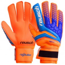Рукавички воротарські із захистом пальців Reusch, розмір 10, помаранчевий-синій, код: FB-915_10ORBL