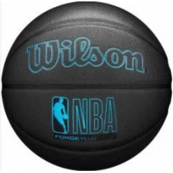 М"яч баскетбольний Wilson NBA Forge Plus Charcoal №7, чорний, код: 97512779647