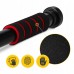 Турнік розсувний 4Fizjo Basic 61.5-100 см, чорний-червоний, код: P-5905973402712
