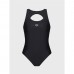 Купальник закритий для жінок Arena Solid O Back Swimsuit розмір 40, чорний, код: 3468336857465