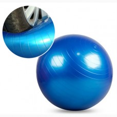 М"яч фітнес FitGo 65 см, глянець, синій, код: 5415-6B-WS