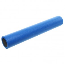 Ролер для йоги та пілатесу гладкий FitGo 900x150 мм, синій-чорний, код: FI-9327-90_BLBK