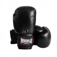 Боксерські рукавиці PowerPlay чорний 10 унцій, код: PP_3004_10oz_Black