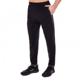 Штани спортивні чоловічі прямі Lidong XL (48-50), чорний, код: LD-0360_XLBK