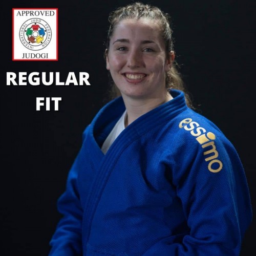 Кімоно для дзюдо Essimo серії Gold IJF, розмір 150, синій, код: 13185-199