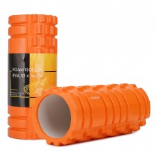 Масажний ролик Cornix EVA 330x140 мм (валик, роллер) Orange, код: XR-0033