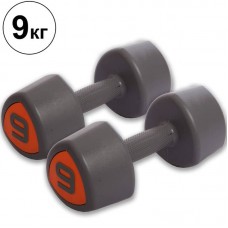 Гантелі цільні професійні Record 2х9 кг, код: TA-0930-9 Гантелі цільні професійні Record 2х9 кг, код: TA-0930-9