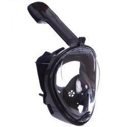 Маска для снорклінга з дихаючим через ніс FitGo Swim One L-XL, чорний, код: M2068G_LXLBK