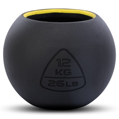Гиря-дзвін чавунна пофарбована Ball Bell LiveUp 12кг, чорний, код: LP8047-26LB-S52 Гиря-дзвін чавунна пофарбована Ball Bell LiveUp 12кг, чорний, код: LP8047-26LB-S52