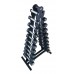 Стійка для гантелей ялинка RN-Sport під ряд 1-10 кг (без гантель), код: St-ELK