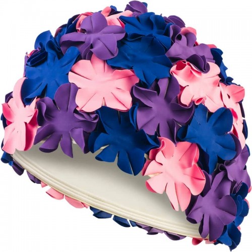 Шапка для плавання Aqua Speed Bloom пурпурний-рожевий-темно-синій, код: 5908217657053 Шапка для плавання Aqua Speed Bloom пурпурний-рожевий-темно-синій, код: 5908217657053