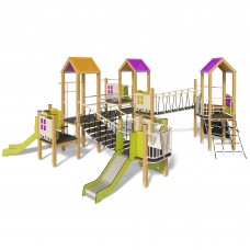 Ігровий комплекс InterAtletika Big City-13 7903х6740х3463 мм, код: TE943-SM