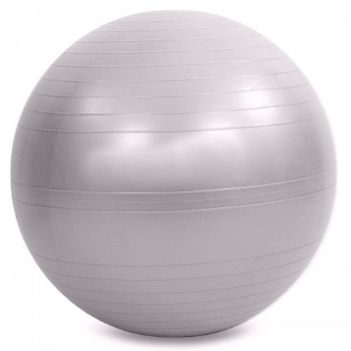 М"яч для фітнесу FitGo 650 мм, сірий, код: FI-1983-65_GR