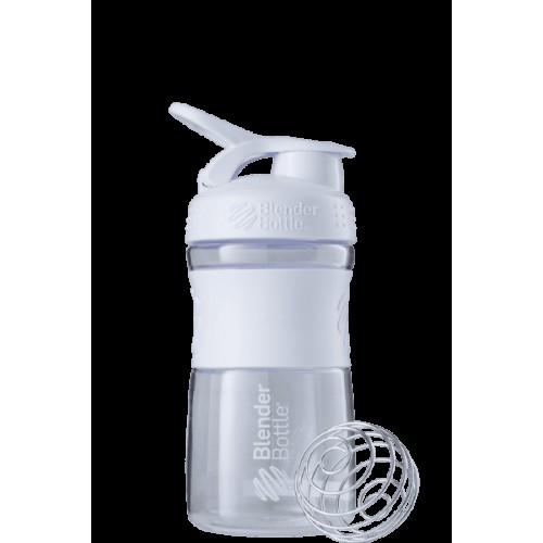 Шейкер спортивний (пляшка) BlenderBottle SportMixer 20oz/590ml White (Original), код: SM 20oz White