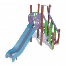 Дитячий ігровий комплекс Miros "Однобаштовий лайт" 3540x1700x2440 мм, код: DIO701.11 Дитячий ігровий комплекс Miros "Однобаштовий лайт" 3540x1700x2440 мм, код: DIO701.11
