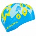Шапочка для плавання силіконова для дорослих Yingfa синій-жовтий, код: C0091_BLY