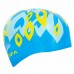 Шапочка для плавання силіконова для дорослих Yingfa синій-жовтий, код: C0091_BLY