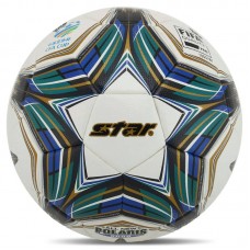 М"яч футбольний Star All New Polaris 5000 FIFA PU, білий-синій, код: SB105TB-S52