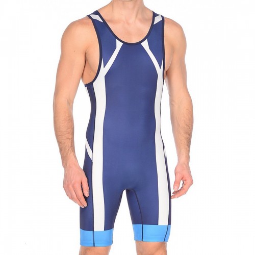 Трико борцівське Asics Wrestling Singlet S, синій, код: 8719021639053