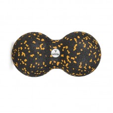 Масажний м"яч подвійний Cornix EPP DuoBall, 160х80 мм, чорний-жовтий, код: XR-0125