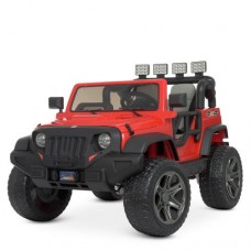 Дитячий електромобіль Bambi Jeep, двомісний, червоний, код: M 4571EBLR-3-MP