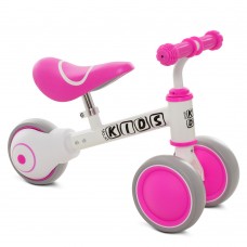 Велобіг дитячий Profi Kids 7д. біло-рожевий, код: M 5461-5