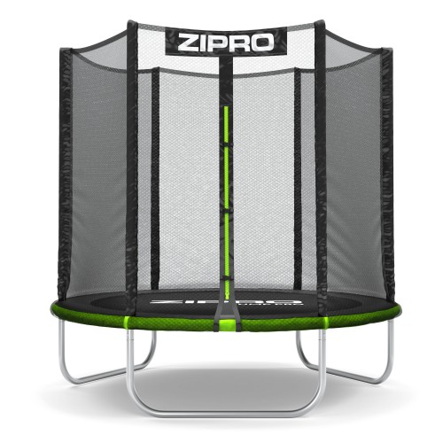 Садовий батут Zipro Jump Pro із зовнішньою сіткою 6FT 183 см, зелений-чорний, код: M-12578744-IN