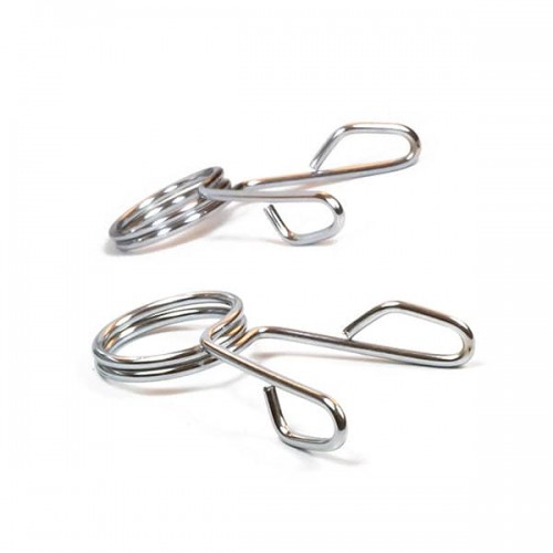 Пружинні замки EasyFit Silver 50 мм, для олімпійського грифа, код: EF-8057 Пружинні замки EasyFit Silver 50 мм, для олімпійського грифа, код: EF-8057