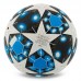 М"яч футбольний Stars PU №5, білий-синій, код: FB-7590_BL