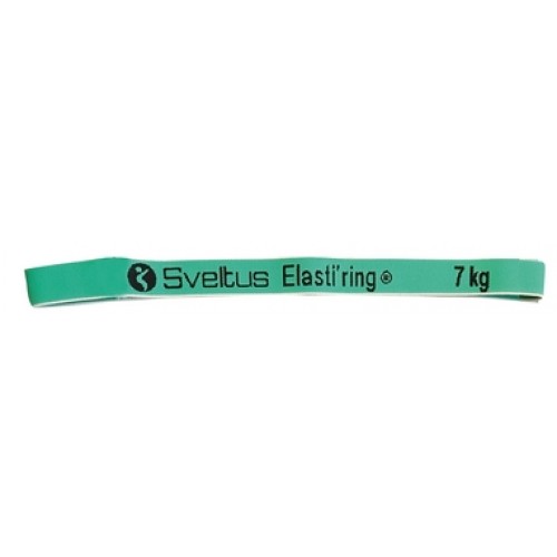 Гумка для фітнесу тканинна Sveltus Elasti"ring зелена, 7кг, код: SLTS-0025