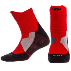 Шкарпетки спортивні Star All розмір 40-45, червоний-чорний, код: JCB3302_RBK