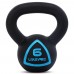 Гиря тренувальна цільна чавунна пофарбована LiveUp 6кг, чорний, код: LP8041-6-S52