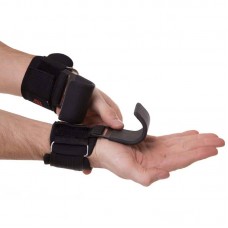 Гаки для підтягування і тяги на зап'ястя Zelart 2шт, чорний, код: SB-167059-S52