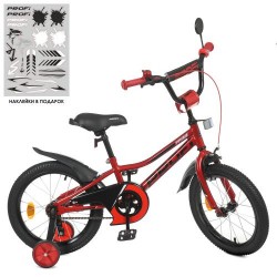 Велосипед дитячий Profi Kids Prime d=18, червоний, код: Y18221-1-MP