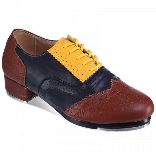 Туфлі для степу та чечітки Zelart розмір 35, коричневий, код: DN-3671_35BR