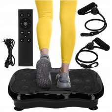 Віброплатформа для тренувань 4Fizjo Ultra+ з пультом та еспандерами, код: P-5905973402873